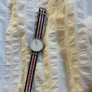 Daniel Wellington Classic Watch with Tricolor Strap